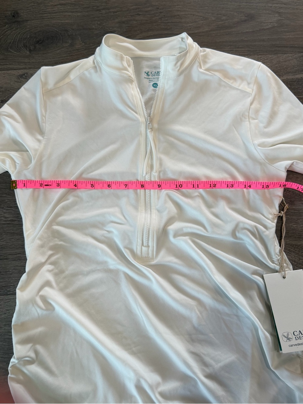 Carve Designs Cody Sun Dress Cloud White XS Rashguard Coverup UPF 50+ NWT - Picture 12 of 13